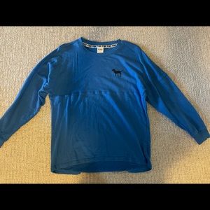 PINK Victoria's Secret Blue Sweatshirt